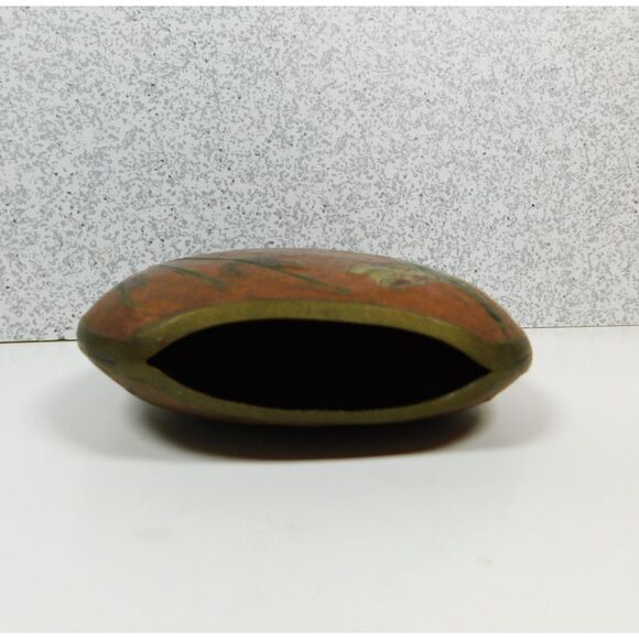 Vintage Closisonne Brass Vase Dragonfly Waterlily 4 in. Tall India - Picture 3 of 8